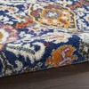 image:imageNourison Home Passion Blue Multicolor 110 x 210 Area Rug  Easy Clean Non Shedding Bed Room Living Room Dining Room Kitchen 2 x 3Blue Multicolor