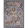 image:imageNourison Home Passion Blue Multicolor 110 x 210 Area Rug  Easy Clean Non Shedding Bed Room Living Room Dining Room Kitchen 2 x 3Blue Multicolor