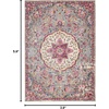 image:imageNourison Home Passion Grey Beige 110 x 210 Area Rug  Easy Clean Non Shedding Bed Room Living Room Dining Room Kitchen 2 x 3Grey Multicolor