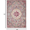 image:imageNourison Home Passion Grey Beige 110 x 210 Area Rug  Easy Clean Non Shedding Bed Room Living Room Dining Room Kitchen 2 x 3Grey Multicolor