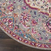 image:imageNourison Home Passion Grey Beige 110 x 210 Area Rug  Easy Clean Non Shedding Bed Room Living Room Dining Room Kitchen 2 x 3Grey Multicolor