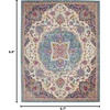 image:imageNourison Home Passion Grey Beige 110 x 210 Area Rug  Easy Clean Non Shedding Bed Room Living Room Dining Room Kitchen 2 x 3Ivory Multicolor