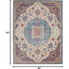 image:imageNourison Home Passion Grey Beige 110 x 210 Area Rug  Easy Clean Non Shedding Bed Room Living Room Dining Room Kitchen 2 x 3Ivory Multicolor