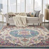 image:imageNourison Home Passion Grey Beige 110 x 210 Area Rug  Easy Clean Non Shedding Bed Room Living Room Dining Room Kitchen 2 x 3Ivory Multicolor
