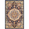 image:imageNourison Home Passion Grey Beige 110 x 210 Area Rug  Easy Clean Non Shedding Bed Room Living Room Dining Room Kitchen 2 x 3Navy Multicolor