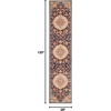 image:imageNourison Home Passion Grey Beige 110 x 210 Area Rug  Easy Clean Non Shedding Bed Room Living Room Dining Room Kitchen 2 x 3Navy Multicolor