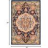 image:imageNourison Home Passion Grey Beige 110 x 210 Area Rug  Easy Clean Non Shedding Bed Room Living Room Dining Room Kitchen 2 x 3Navy Multicolor