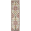image:imageNourison Home Passion Ivory Pink 110 x 210 Area Rug  Easy Clean Non Shedding Bed Room Living Room Dining Room Kitchen 2 x 3Ivory Pink