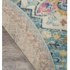 image:imageNourison Home Passion Ivory Pink 110 x 210 Area Rug  Easy Clean Non Shedding Bed Room Living Room Dining Room Kitchen 2 x 3IvoryLight Blue