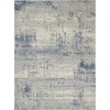 image:imageNourison Home Rustic Textures Modern Artistic IvoryBlue 53 x 73 Area Rug Easy Cleaning Non Shedding Bed Room Living Room Dining Room Kitchen5 x 7IvoryBlue