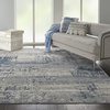 image:imageNourison Home Rustic Textures Modern Artistic IvoryBlue 53 x 73 Area Rug Easy Cleaning Non Shedding Bed Room Living Room Dining Room Kitchen5 x 7IvoryBlue