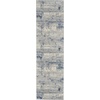 image:imageNourison Home Rustic Textures Modern Artistic IvoryBlue 53 x 73 Area Rug Easy Cleaning Non Shedding Bed Room Living Room Dining Room Kitchen5 x 7IvoryBlue