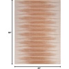 image:imageNourison Home Vintage Home Brown 5 x 7 Area Rug  Easy Clean Non Shedding Bed Room Living Room Dining Room Kitchen 5 x 7Brown