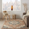 image:imageNourison Home Bahari Rust 5 x 7 Area Rug  Easy Clean Non Shedding Bed Room Living Room Dining Room Kitchen 5 x 7Rust