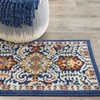 image:imageNourison Home Passion Blue Multicolor 110 x 210 Area Rug  Easy Clean Non Shedding Bed Room Living Room Dining Room Kitchen 2 x 3Blue Multicolor