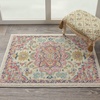 image:imageNourison Home Passion Ivory Pink 110 x 210 Area Rug  Easy Clean Non Shedding Bed Room Living Room Dining Room Kitchen 2 x 3Ivory Pink