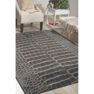 image:imageNourison Home Maxell Charcoal 53 x 73 Area Rug  Easy Clean Non Shedding Bed Room Living Room Dining Room Kitchen 5 x 7Charcoal