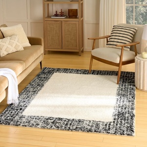 image:imageNourison Home Pacific Shag Ivory Black 53 x 73 Area Rug  Easy Cleaning Non Shedding Bed Room Living Room Dining Room Kitchen 5 x 7Ivory Black