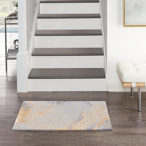 image:imageNourison Home Prismatic Grey Gold 2 x 3 Area Rug  Easy Clean Non Shedding Bed Room Living Room Dining Room Kitchen 2 x 3