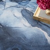 image:imageInspire Me Home Dcor Daydream Abstract Machine Washable Navy Blue 53 x 73 Area Rug Easy Cleaning Non Shedding Bed Room Living Room Dining Room Kitchen 5x7Navy Blue