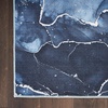 image:imageInspire Me Home Dcor Daydream Abstract Machine Washable Navy Blue 53 x 73 Area Rug Easy Cleaning Non Shedding Bed Room Living Room Dining Room Kitchen 5x7Navy Blue
