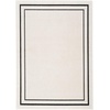 image:imageNourison Essentials 6 x 9 Ivory Black Fabric Contemporary Area Rug 6 x 9