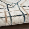 image:imageNourison Glam Geometric IvoryTaupe 311 x 511 Area Rug Easy Cleaning Non Shedding Bed Room Living Room Dining Room Kitchen 4x6 IvoryTaupe
