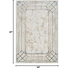 image:imageNourison Glam Geometric IvoryTaupe 311 x 511 Area Rug Easy Cleaning Non Shedding Bed Room Living Room Dining Room Kitchen 4x6 IvoryTaupe