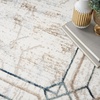 image:imageNourison Glam Geometric IvoryTaupe 311 x 511 Area Rug Easy Cleaning Non Shedding Bed Room Living Room Dining Room Kitchen 4x6 IvoryTaupe