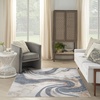 image:imageNourison Home Astra Machine Washable Ivory Grey 710 x 10 Area Rug  Easy Clean Non Shedding Bed Room Living Room Dining Room Kitchen 8 x 10Ivory Blue