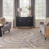 image:imageNourison Home Astra Machine Washable Ivory Multicolor 4 x Round Area Rug  Easy Clean Non Shedding Bed Room Living Room Dining Room Kitchen 4 x RoundIvory Multicolor