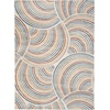 image:imageNourison Home Astra Machine Washable Ivory Multicolor 4 x Round Area Rug  Easy Clean Non Shedding Bed Room Living Room Dining Room Kitchen 4 x RoundIvory Multicolor
