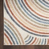 image:imageNourison Home Astra Machine Washable Ivory Multicolor 4 x Round Area Rug  Easy Clean Non Shedding Bed Room Living Room Dining Room Kitchen 4 x RoundIvory Multicolor