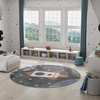 image:imageNourison Home Astra Machine Washable Sky Blue 710 x 10 Area Rug  Easy Clean Non Shedding Bed Room Living Room Dining Room Kitchen 8 x 10Sky Blue