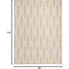image:imageNourison Home Casual Light Grey 2 x 6 Area Rug  Easy Clean Non Shedding Bed Room Living Room Dining Room Kitchen 6 RunnerBeige