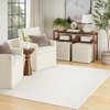 image:imageNourison Home Casual Light Grey 2 x 6 Area Rug  Easy Clean Non Shedding Bed Room Living Room Dining Room Kitchen 6 RunnerIvory