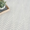 image:imageNourison Home Casual Light Grey 2 x 6 Area Rug  Easy Clean Non Shedding Bed Room Living Room Dining Room Kitchen 6 RunnerLight Grey