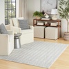 image:imageNourison Home Casual Light Grey 2 x 6 Area Rug  Easy Clean Non Shedding Bed Room Living Room Dining Room Kitchen 6 RunnerLight Grey