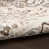 image:imageNourison Home Dekor Ivory Charcoal 53 x 7 Area Rug  Easy Clean Non Shedding Bed Room Living Room Dining Room Kitchen 5 x 7Brown Ivory
