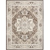 image:imageNourison Home Dekor Ivory Charcoal 53 x 7 Area Rug  Easy Clean Non Shedding Bed Room Living Room Dining Room Kitchen 5 x 7Brown Ivory