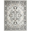 image:imageNourison Home Dekor Ivory Charcoal 53 x 7 Area Rug  Easy Clean Non Shedding Bed Room Living Room Dining Room Kitchen 5 x 7Ivory Charcoal