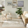 image:imageNourison Home Dekor Ivory Charcoal 53 x 7 Area Rug  Easy Clean Non Shedding Bed Room Living Room Dining Room Kitchen 5 x 7Taupe Ivory
