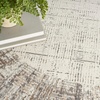 image:imageNourison Home Elation Ivory Grey 53 x Round Area Rug  Easy Clean Non Shedding Bed Room Living Room Dining Room Kitchen 5 x RoundIvory Grey