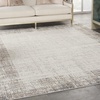 image:imageNourison Home Elation Ivory Grey 53 x Round Area Rug  Easy Clean Non Shedding Bed Room Living Room Dining Room Kitchen 5 x RoundIvory Grey