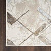 image:imageNourison Home Glam Geometric IvoryGrey 311 x 511 Area Rug Easy Cleaning Non Shedding Bed Room Living Room Dining Room Kitchen 4x6IvoryGrey