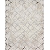 image:imageNourison Home Glam Geometric IvoryGrey 311 x 511 Area Rug Easy Cleaning Non Shedding Bed Room Living Room Dining Room Kitchen 4x6IvoryGrey