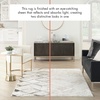 image:imageNourison Home Glam Geometric IvoryGrey 311 x 511 Area Rug Easy Cleaning Non Shedding Bed Room Living Room Dining Room Kitchen 4x6IvoryGrey
