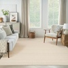 image:imageNourison Home Interweave Abstract Ivory 6 x 9 AreaRug EasyCleaning Non Shedding Bed Room Living Room Dining Room Kitchen 6x9Beige