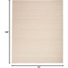 image:imageNourison Home Interweave Abstract Ivory 6 x 9 AreaRug EasyCleaning Non Shedding Bed Room Living Room Dining Room Kitchen 6x9Beige
