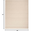 image:imageNourison Home Interweave Abstract Ivory 6 x 9 AreaRug EasyCleaning Non Shedding Bed Room Living Room Dining Room Kitchen 6x9Beige
